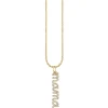 Gold & Diamond Mama Charm Necklace