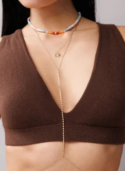 Gold & Diamond Marquise Eye Body Chain