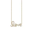 Gold & Diamond Medium Love Necklace