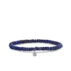Gold & Diamond Mini Star Of David on Lapis