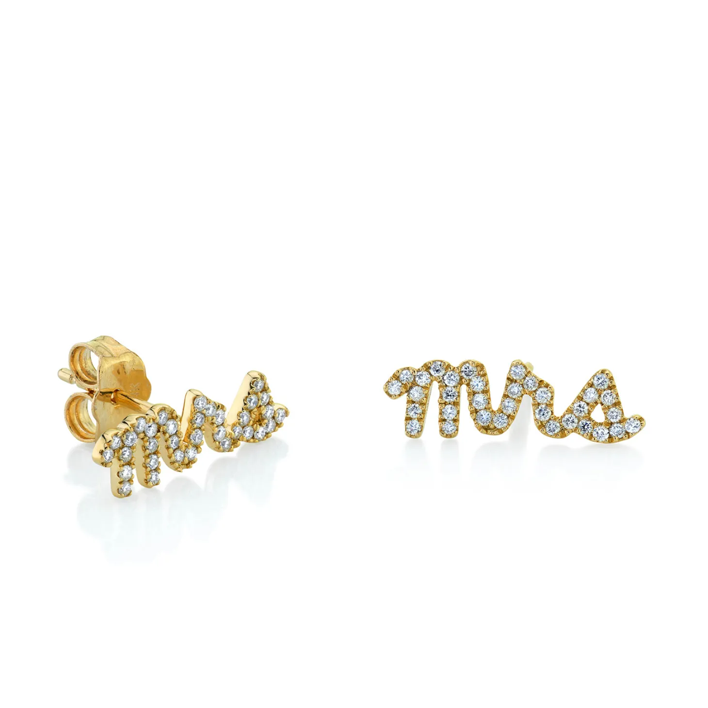 Gold & Diamond MRS Stud
