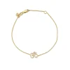 Gold & Diamond Om Bracelet