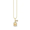 Gold & Diamond Perfume Bottle Charm