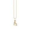 Gold & Diamond Platform Charm
