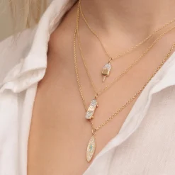 Gold & Diamond Popsicle Charm