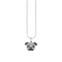 Gold & Diamond Pug Charm
