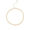 Gold & Diamond Rondelle Necklace