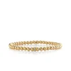 Gold & Diamond Rondelle on Gold Beads