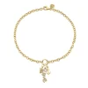 Gold & Diamond Sea Life Anklet
