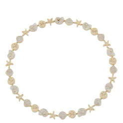 Gold & Diamond Sea Life Eternity Necklace