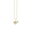 Gold & Diamond Shark Charm