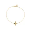 Gold & Diamond Small Bee Bracelet