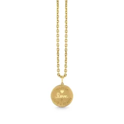 Gold & Diamond Small Birth of Venus Coin