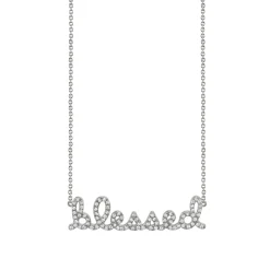Gold & Diamond Small Blessed Necklace