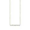 Gold & Diamond Small Cocktail Bar Necklace