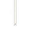 Gold & Diamond Small Initial Necklace