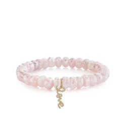 Gold & Diamond Small Love on Mystic Pink Grapolite