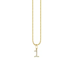 Gold & Diamond Small Number Charm