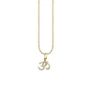 Gold & Diamond Small Om Charm