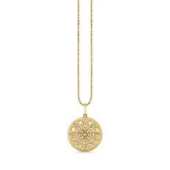 Gold & Diamond Small Sand Dollar Coin