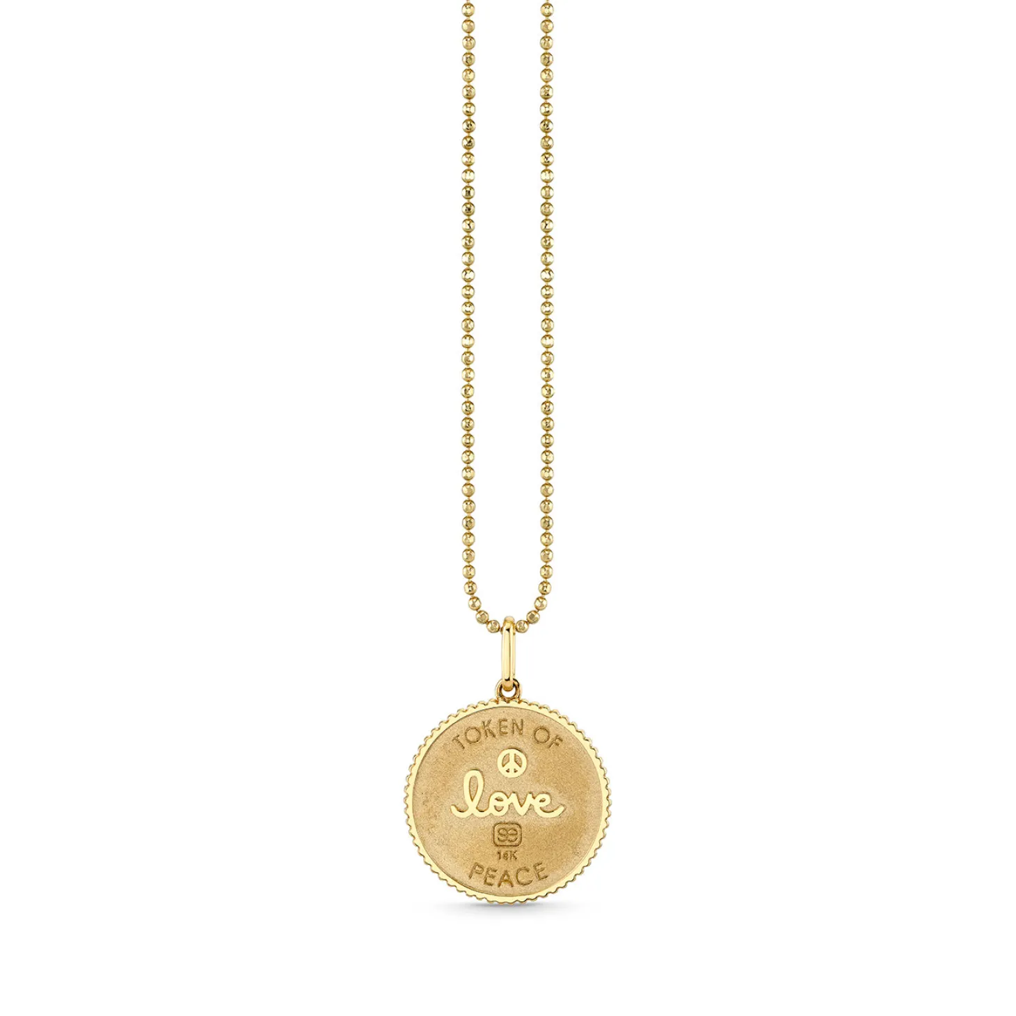 Gold & Diamond Small Sand Dollar Coin