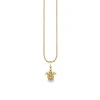 Gold & Diamond Small Turtle Charm