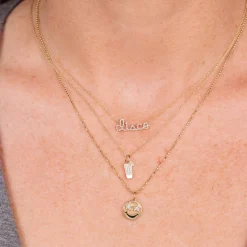 Gold & Diamond Star Eyes Happy Face Charm