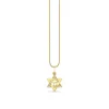 Gold & Diamond Star Of David Chai Charm
