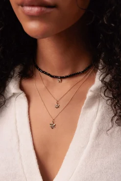 Gold & Diamond Star Of David Marquise Eye Charm