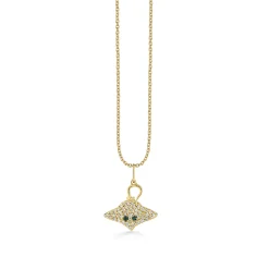 Gold & Diamond Stingray Charm