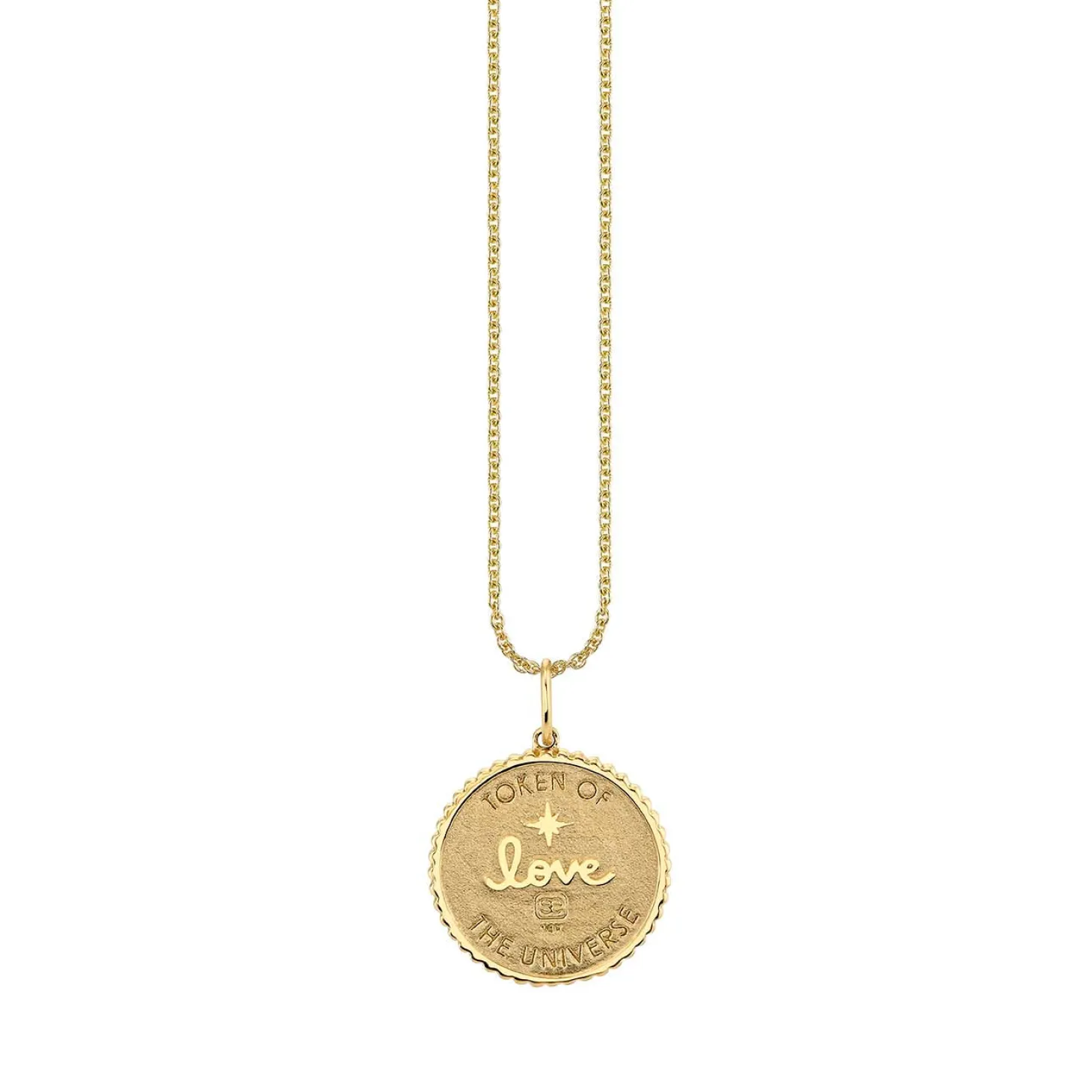 Gold & Diamond Sun & Moon Medallion