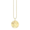 Gold & Diamond Sunset Coin Charm