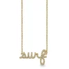 Gold & Diamond Surf Necklace