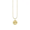 Gold & Diamond Tiny Bee Coin Charm