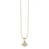 Gold & Diamond Tiny Eye Charm