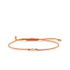 Gold & Diamond Tiny Eye Cord Bracelet