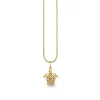 Gold & Diamond Turtle Charm