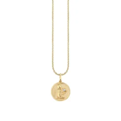 Gold & Diamond Virgo Zodiac