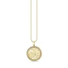 Gold & Diamond Wallpaper Circle Charm
