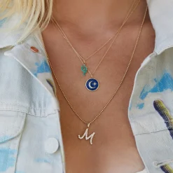 Gold & Emerald Cactus Charm