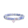 Gold & Enamel Heart on Hackmanite