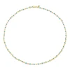 Gold & Enamel Mini Eye Necklace