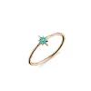 Gold & Enamel Mini Starburst Ring