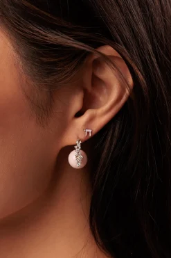 Gold & Enamel Tiny Chai Stud
