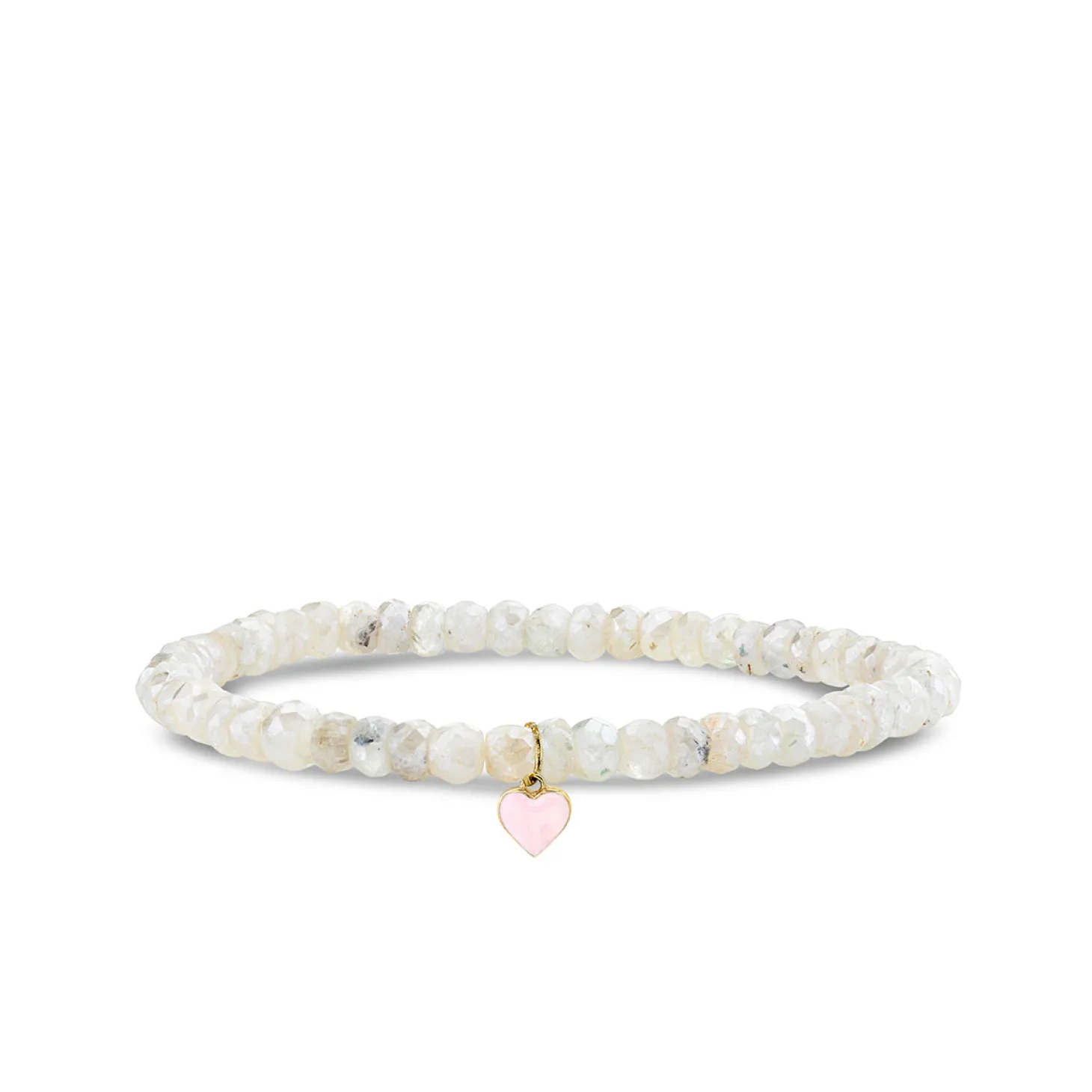Gold & Enamel Tiny Heart on Grapolite