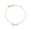 Gold & Pavé Diamond Love Bracelet