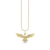 Gold & Pave Diamond Eagle Charm