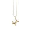 Gold Balloon Dog Charm