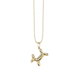 Gold Balloon Dog Charm