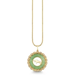 Gold, Diamond & Nephrite Jade Chinese Zodiac Charm
